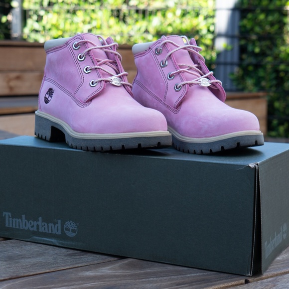 Timberland - Pink Chukka Boots - Picture 1 of 8